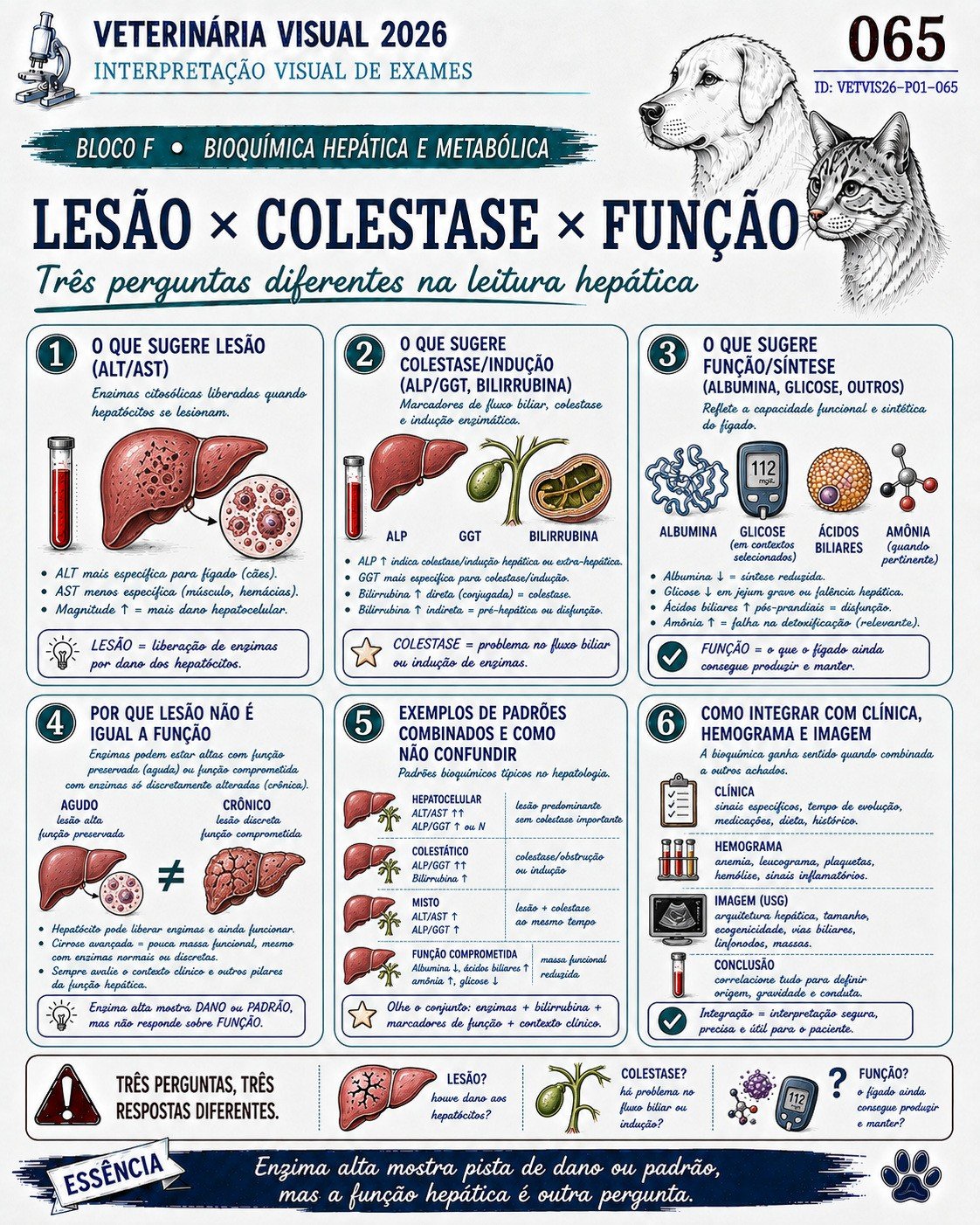 Lesão, colestase e função